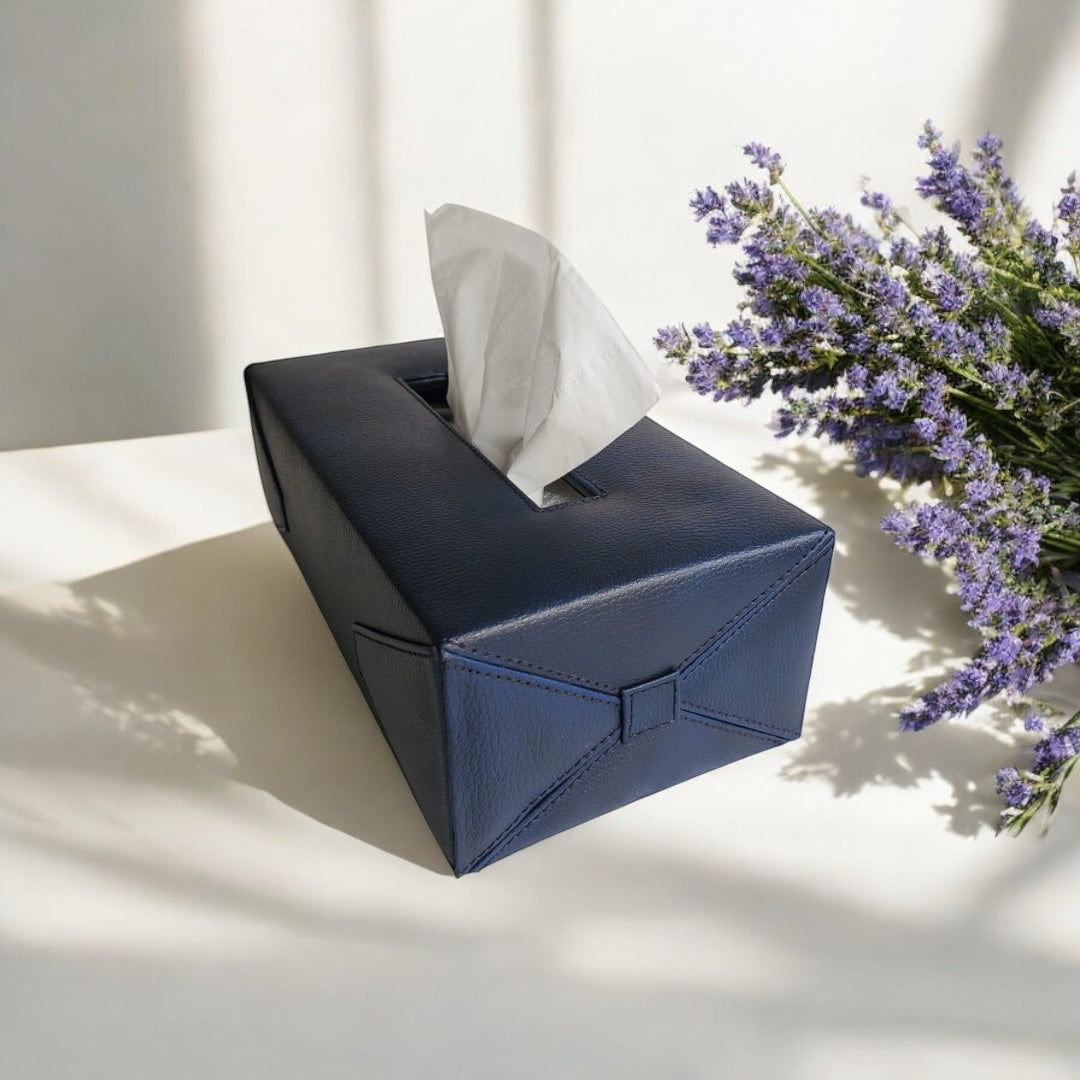 Nordik Tissue Box Cover (Blue)