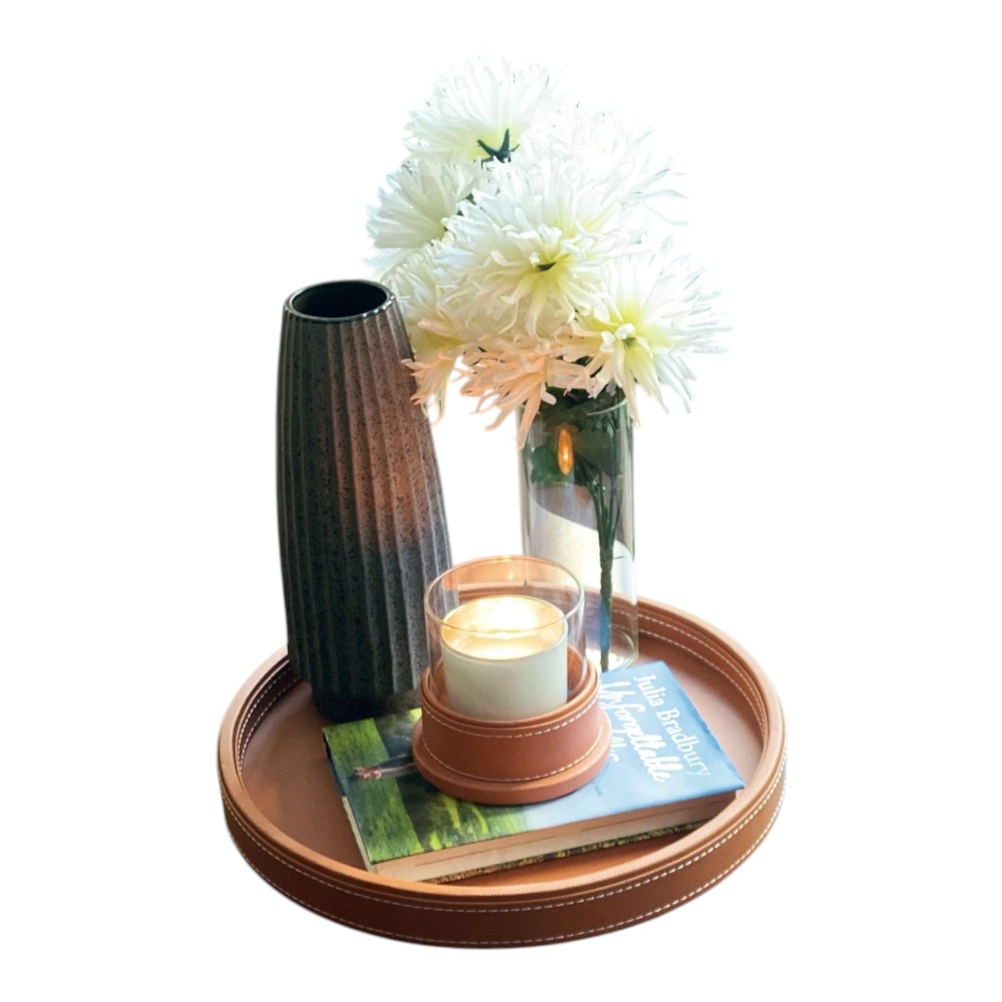 IZNIK Round Decorative Tray 15" (Copper)