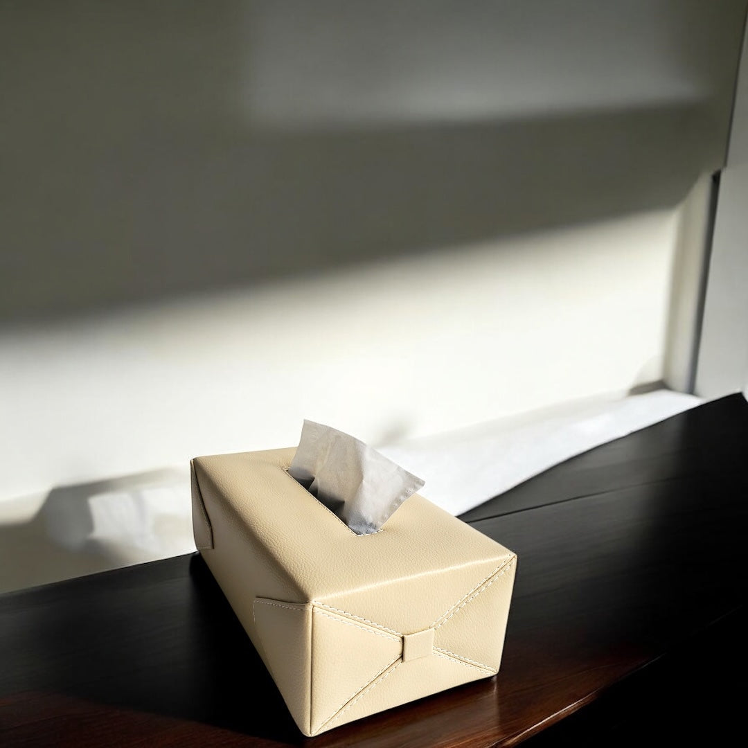 Nordik Tissue Box Cover (Beige)