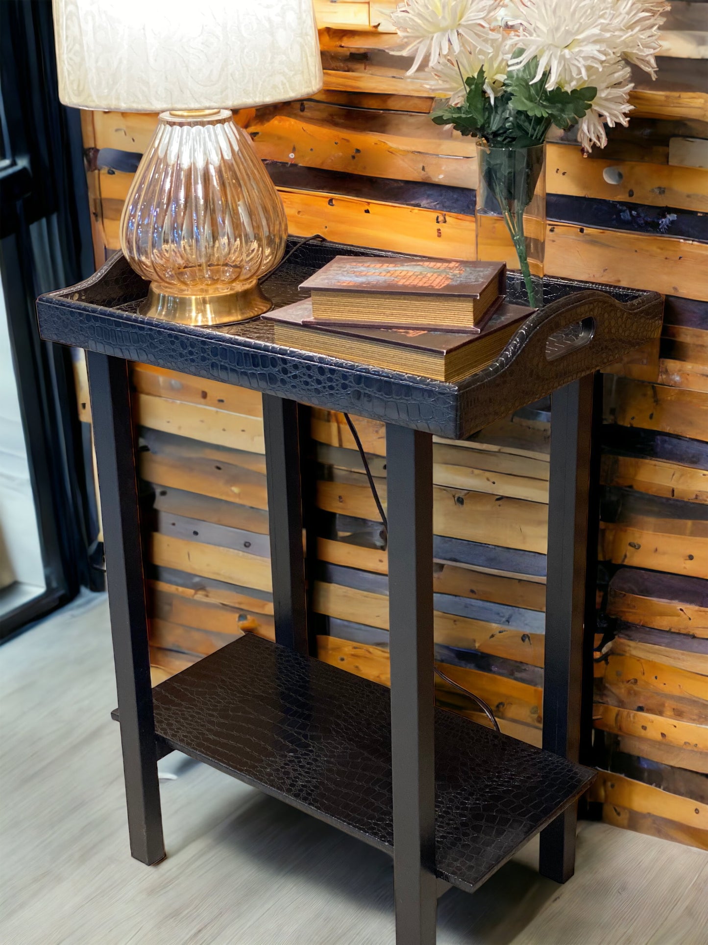 OLINDA Entrance Table (Black)