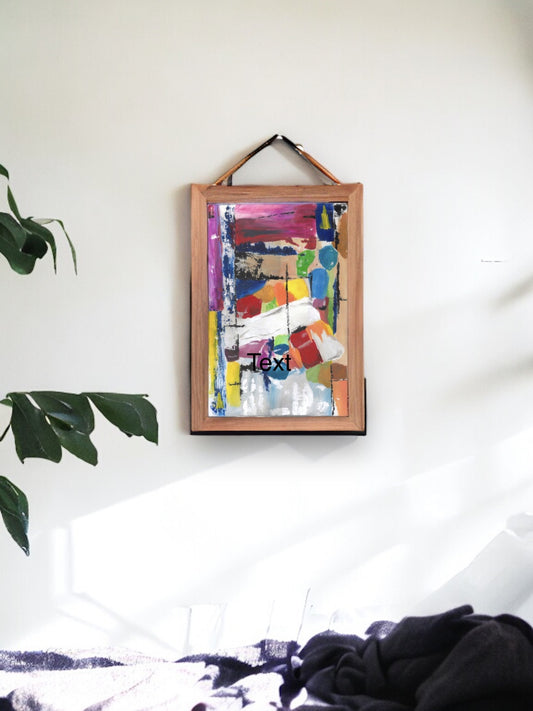 5" by 7" Downloadable, Printable Abstract Painting Print Colorful Wall Art Large Modern Décor Abstract Modern Art Multicolor Painting Vibrant Colors Digital Artwork