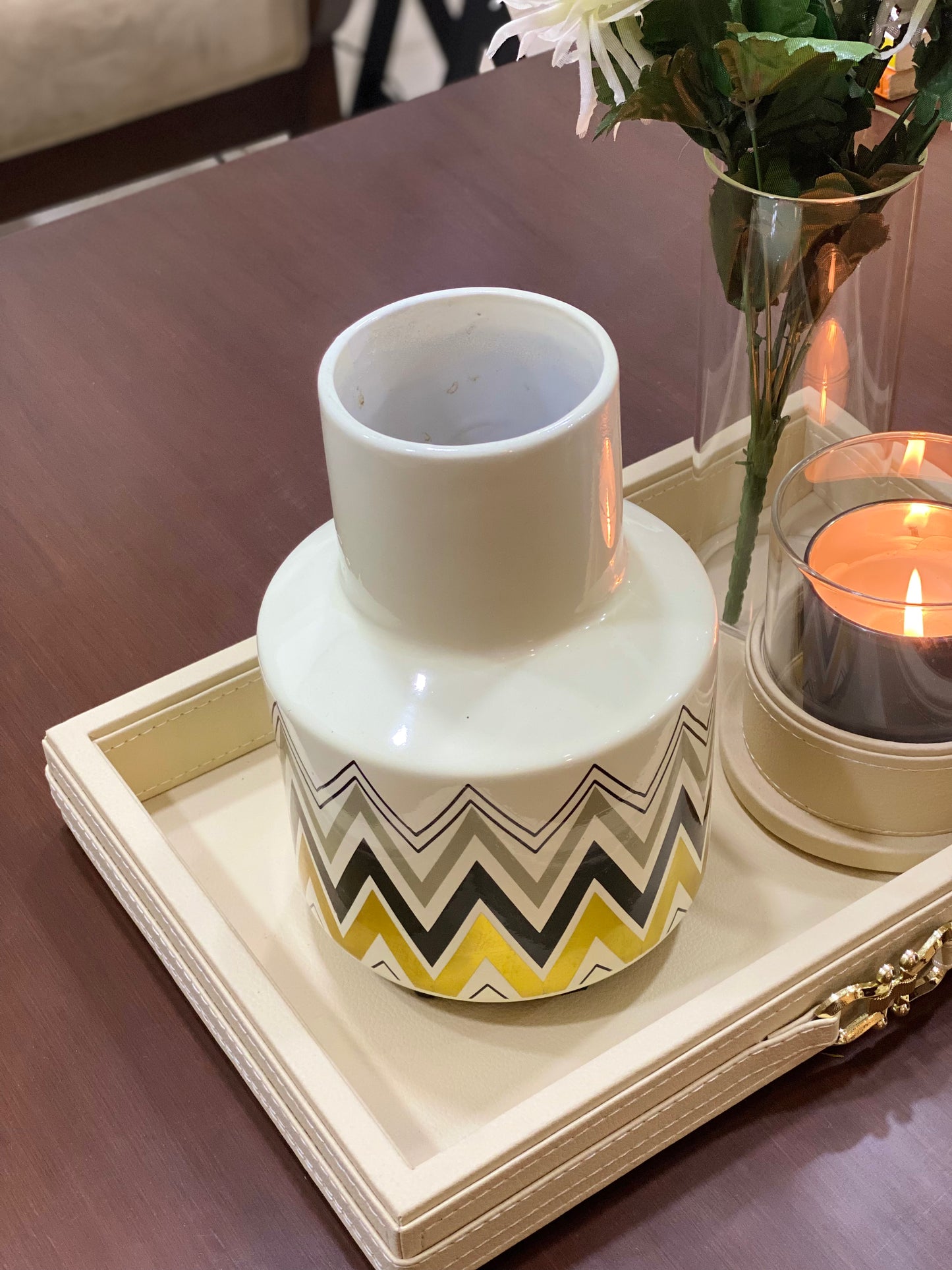 RONDA Ceramic Vase 9.5"