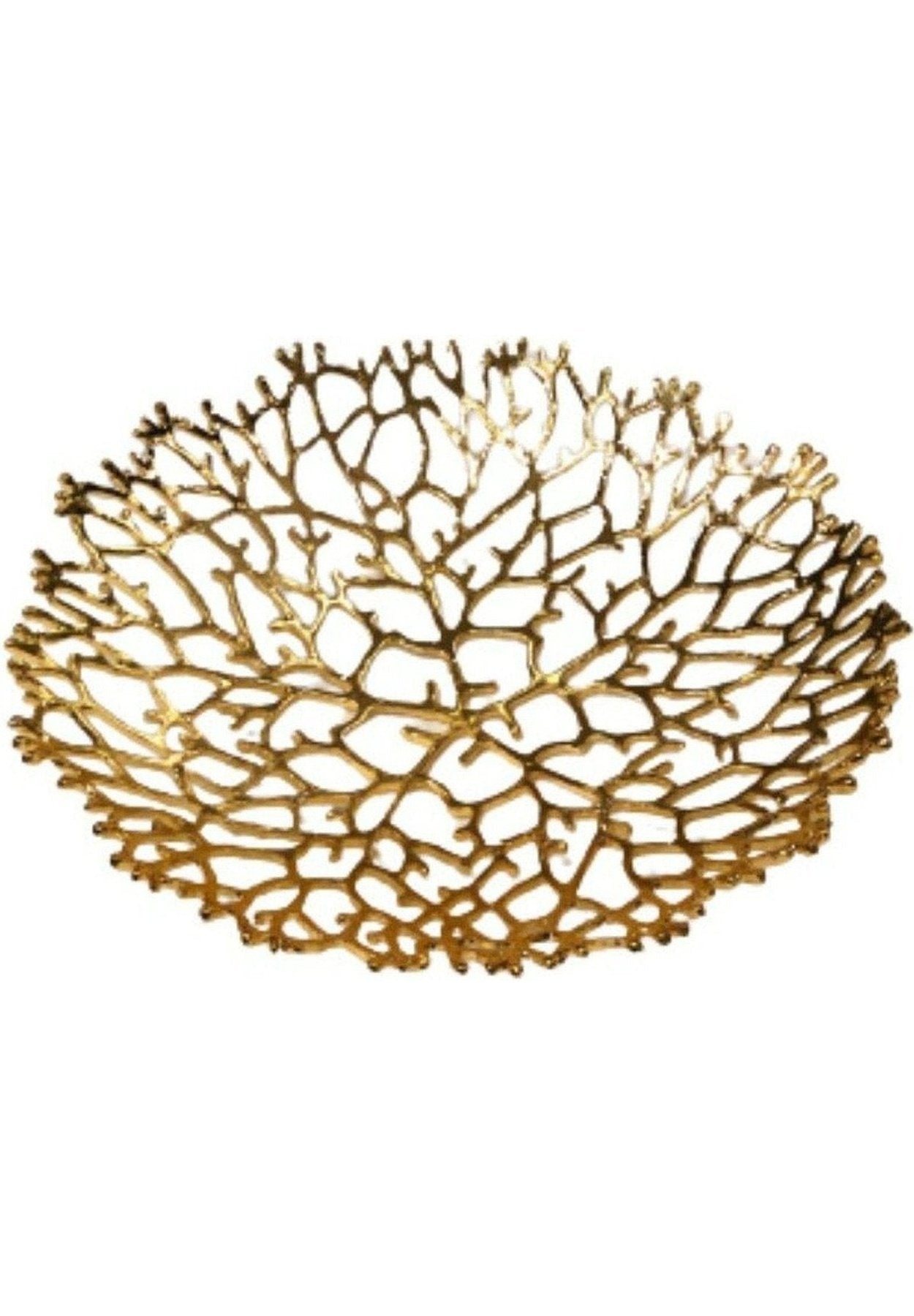 AYDER Golden Metal Plate Large The Tray Store
