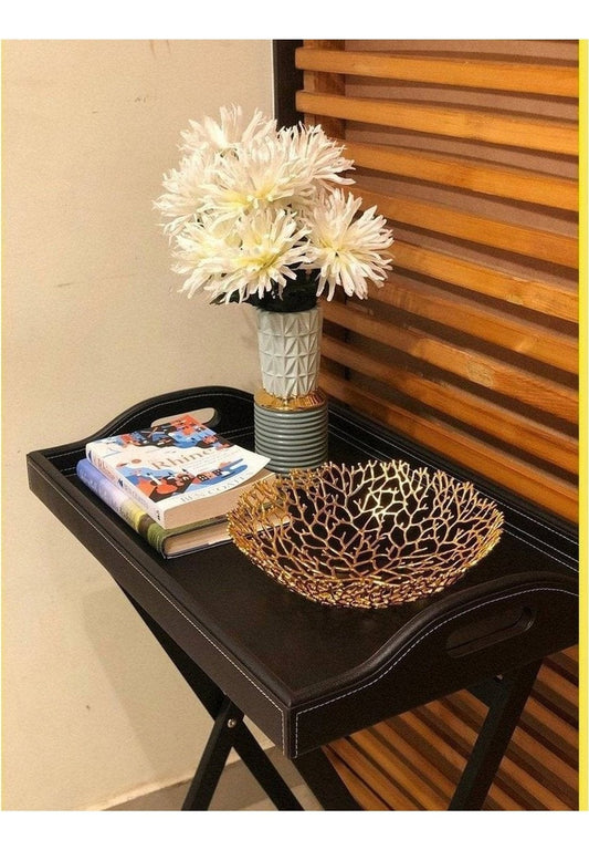 AYDER Golden Metal Plate Large The Tray Store