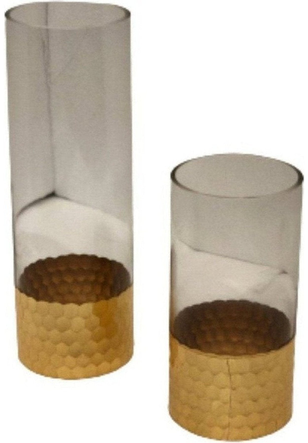 IZNIK flower vase with Antique golden base Large The Tray Store