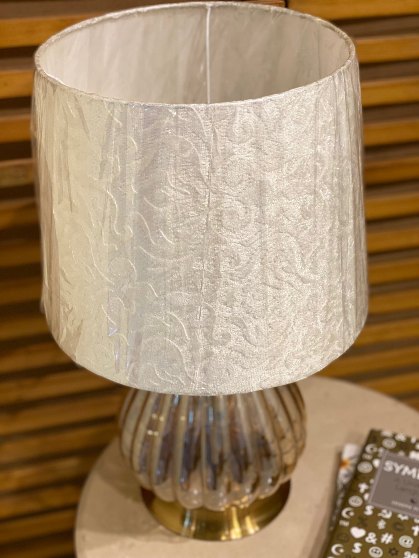 ASPEN Small Glass Table Lamps 20” (Pair)
