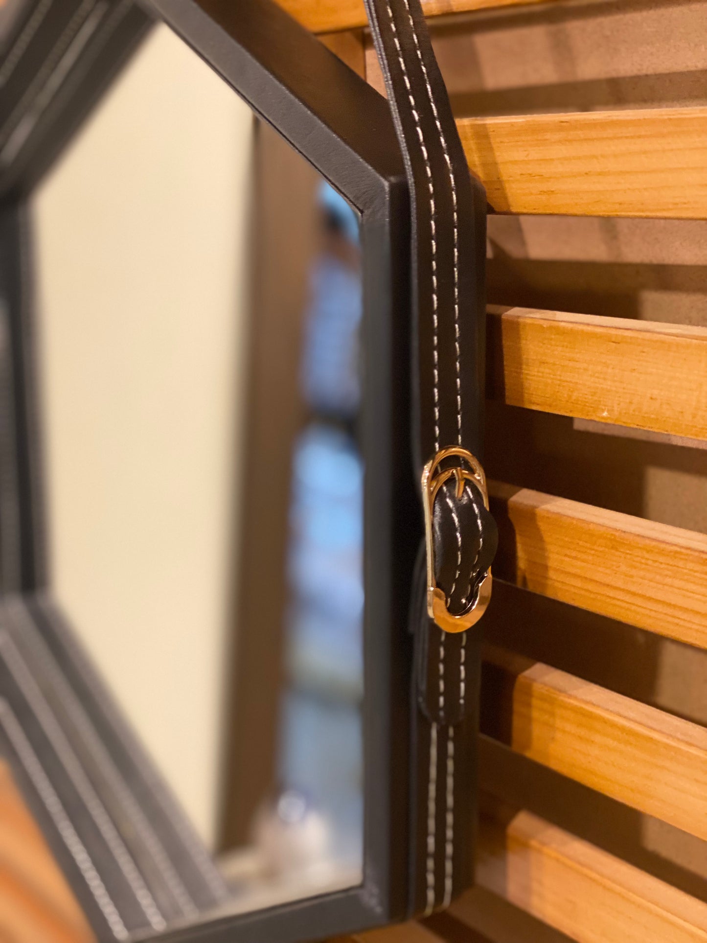 SICILY Mirror Frame With strap (Black)