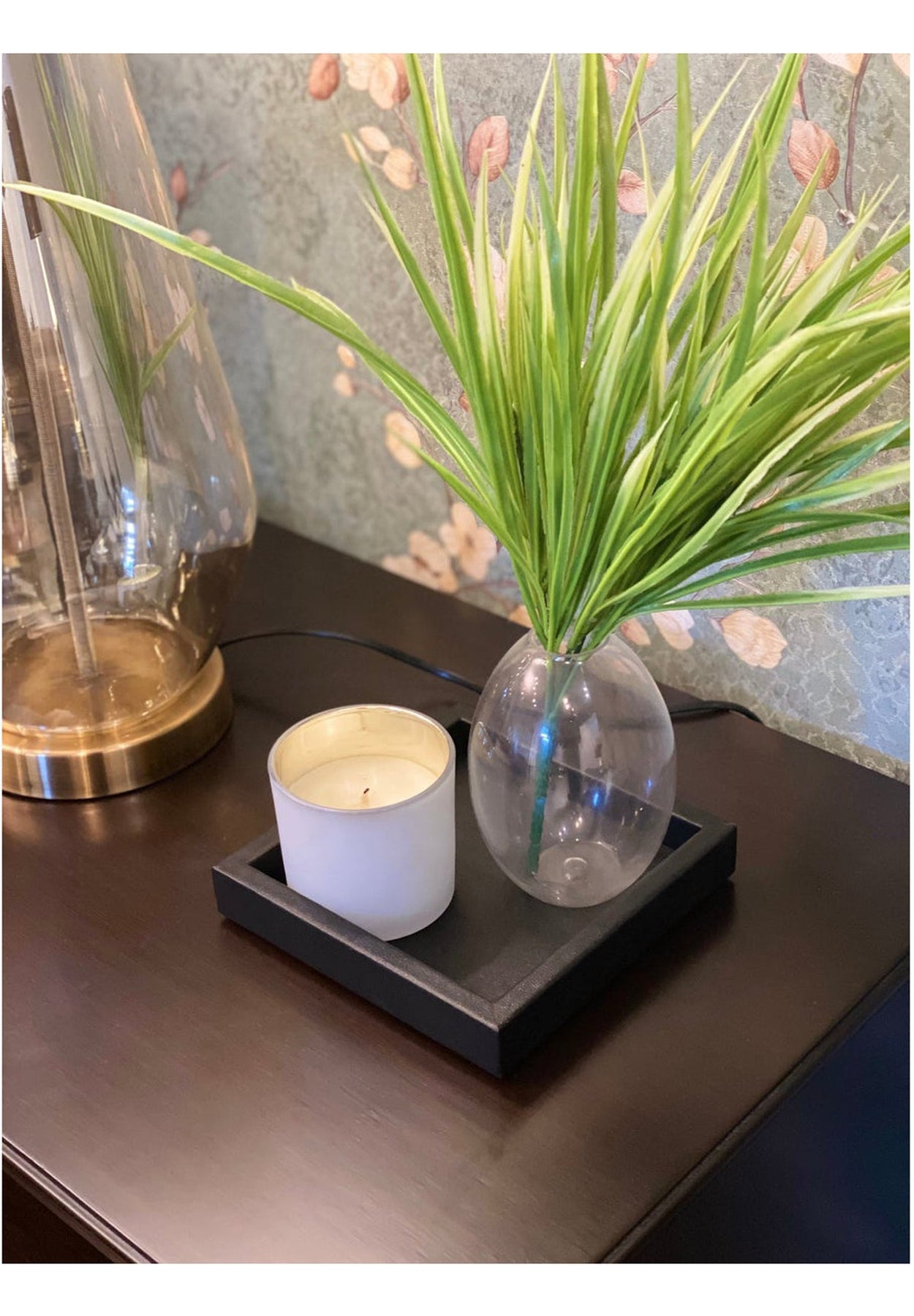 AYDER Candle / Candle Holder Small Tray (Black)