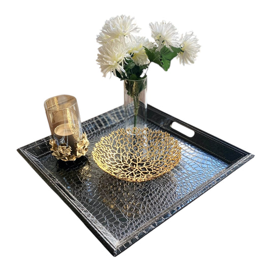 ORSON Square Decorative Tray (Black)