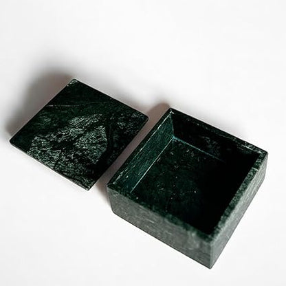 sérénité Green Marble Decorative Box