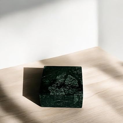 sérénité Green Marble Decorative Box