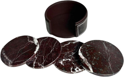 sérénité Brown Marble Coasters for Drinks