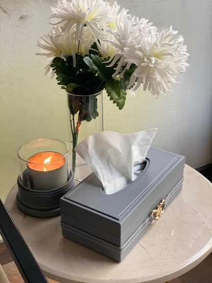 ASPEN Tissue Box Cover (Grey)