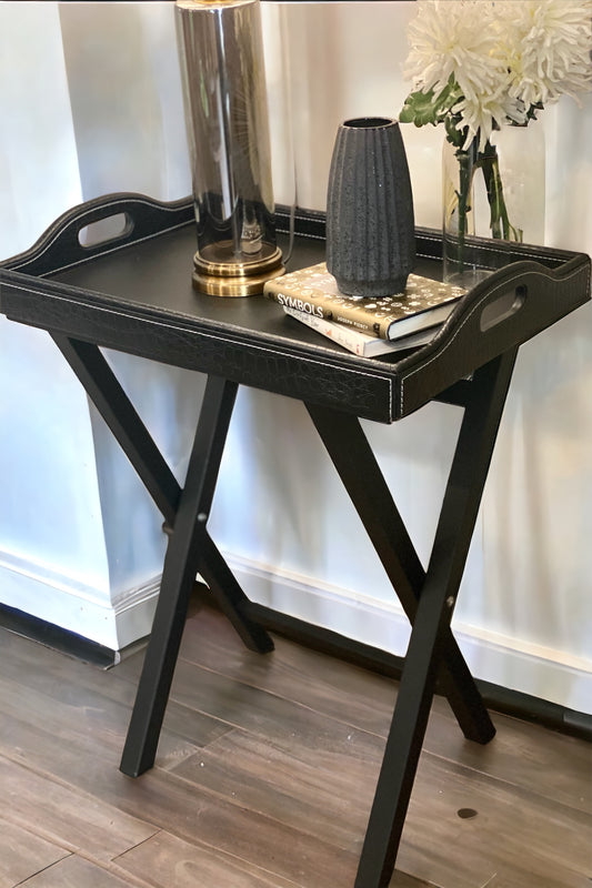 OLINDA Table With Folding Base (Black)