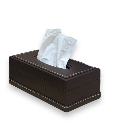 AYDER Tissue Box Cover (Brown)