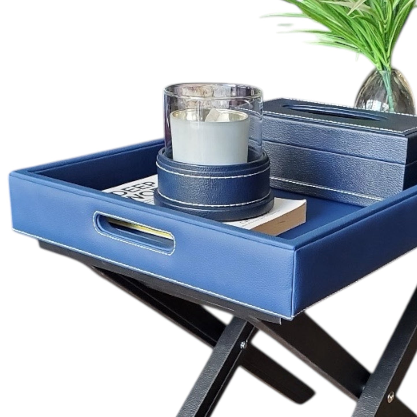 Nordik Blue Tray Table