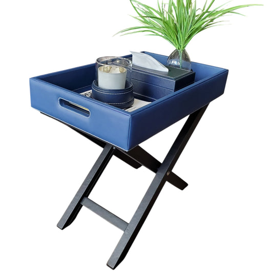 Nordik Blue Tray Table