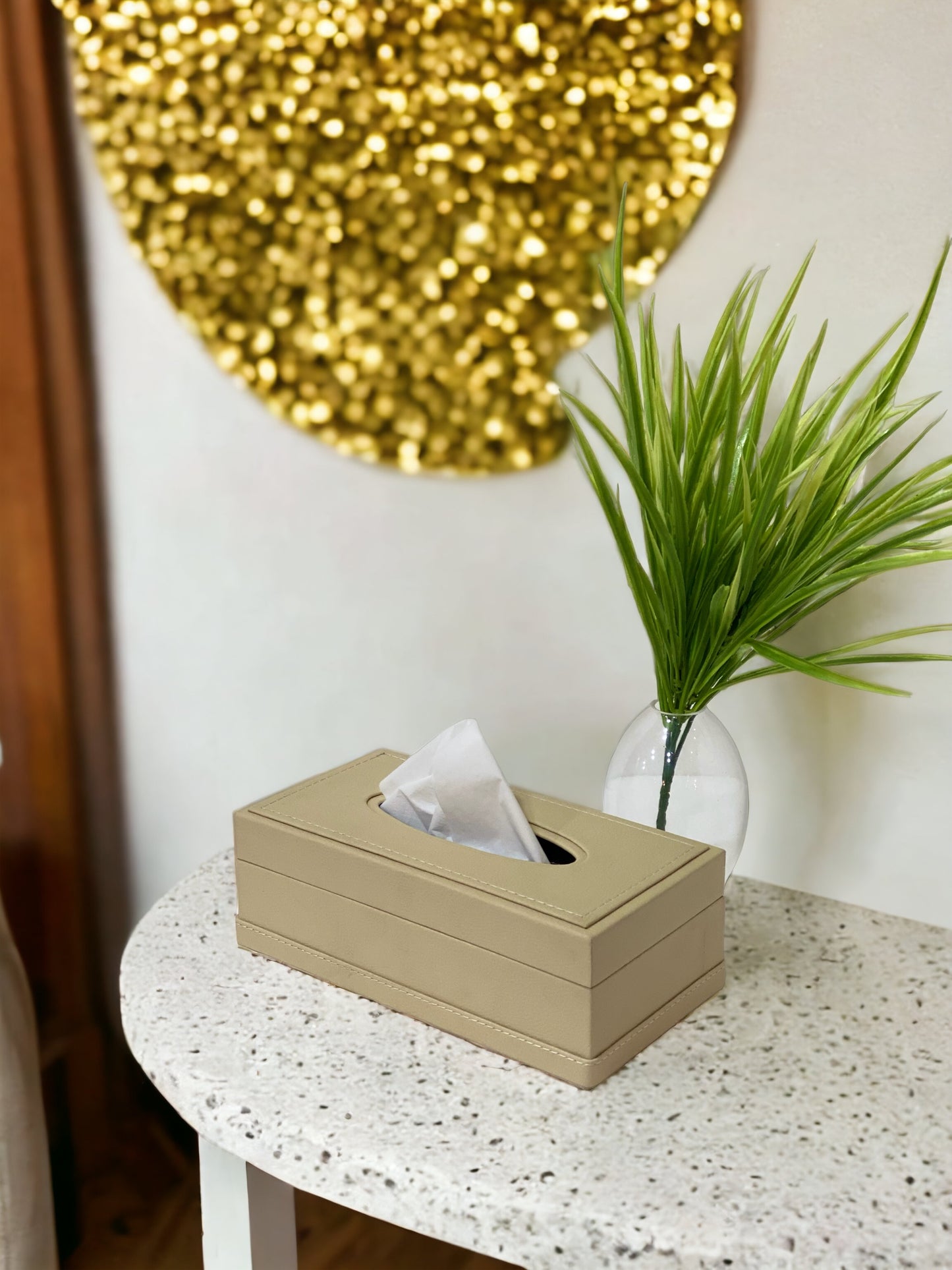 RONDA Tissue Box Cover (Beige)