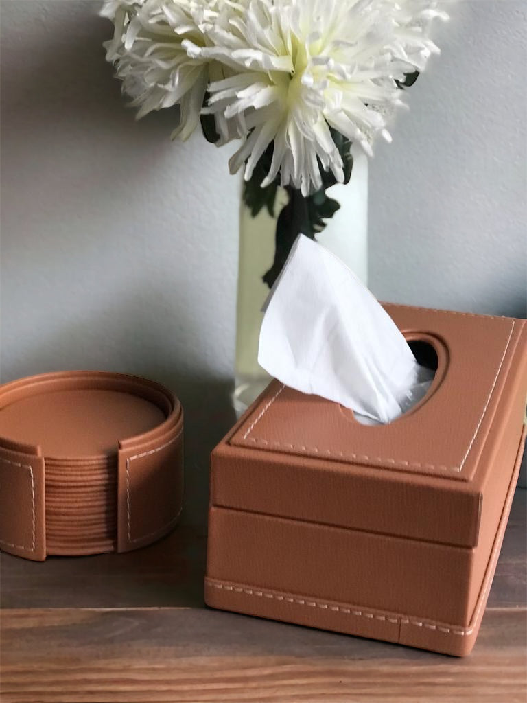 AYDER Tissue Box Cover (Copper)