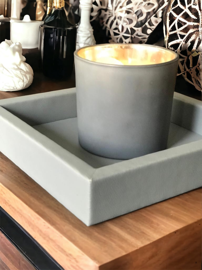 AYDER Candle / Candle Holder  Small Tray (Grey)