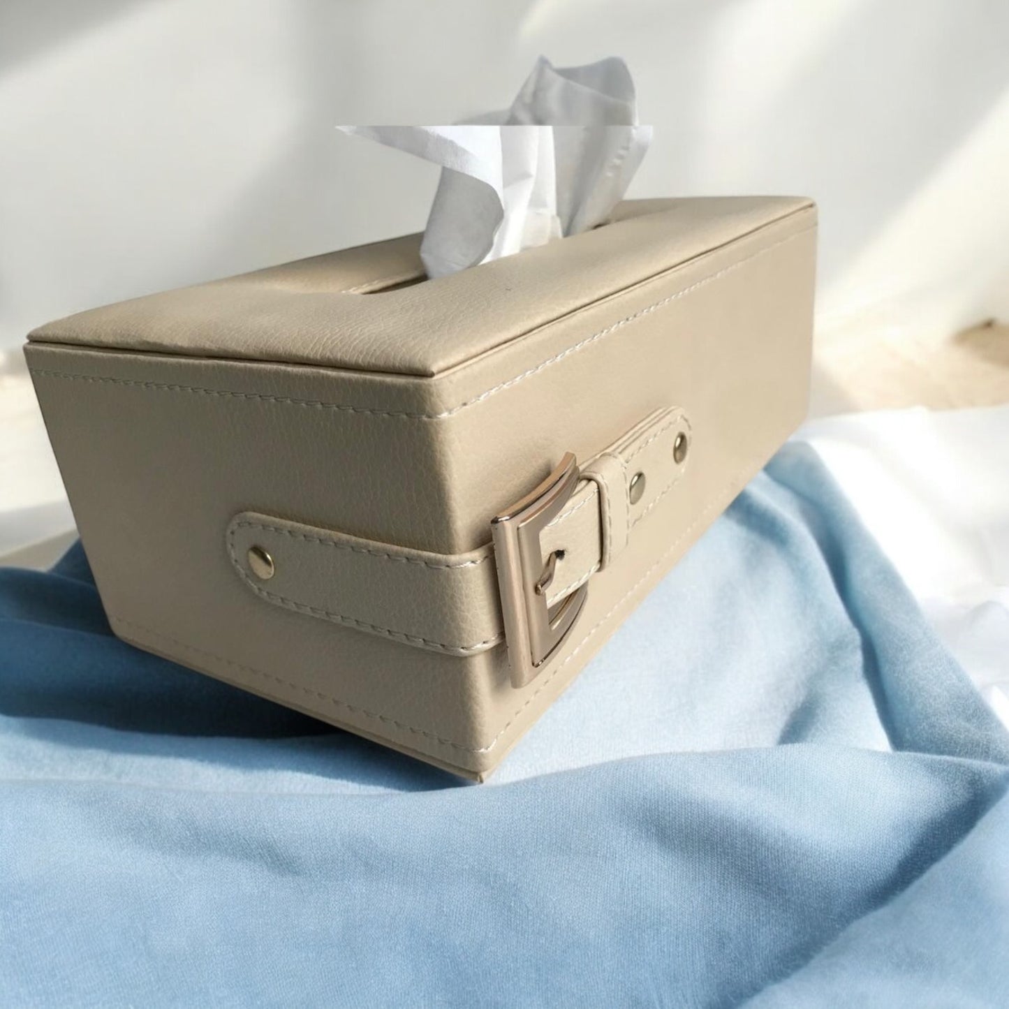 K-Berg Tissue Box Cover (Beige)