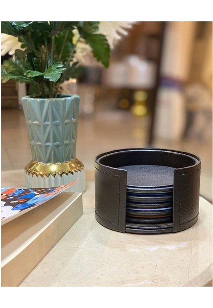 AMSAYA Multicolor Coasters set of 6 pcs The Tray Store
