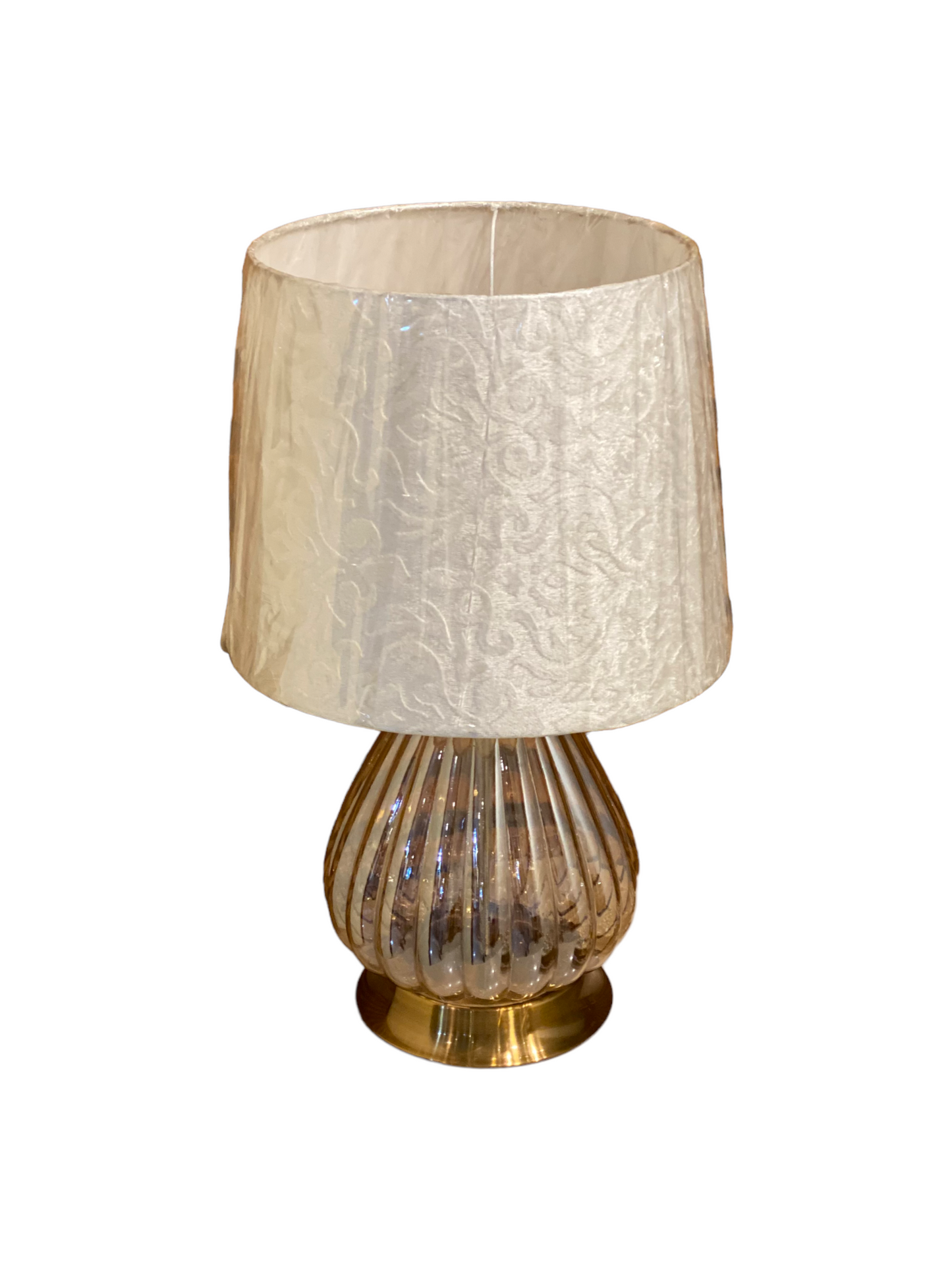 ASPEN  Small Glass Table Lamps 20” (Pair)